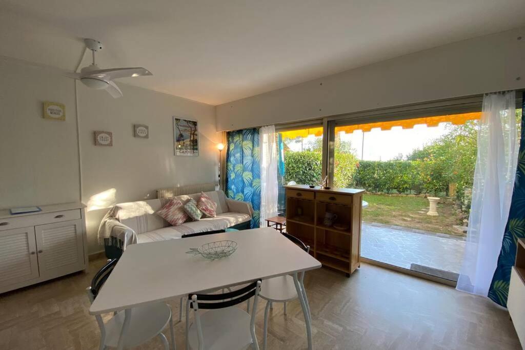 C037-Nice Studio With Garden And Parking - Near Beach Канни Екстер'єр фото